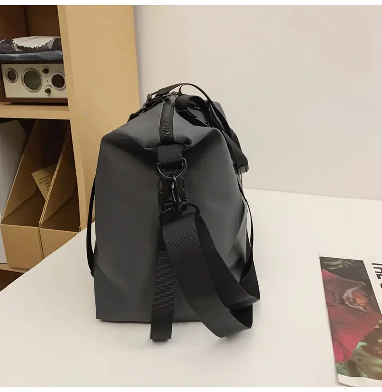 Lightweight Satchel Travel Bag Black Shoulder Crossbody Sports Storage — feature 46