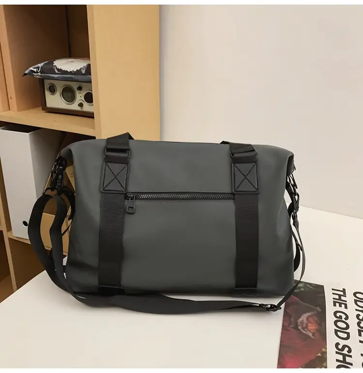 Lightweight Satchel Travel Bag Black Shoulder Crossbody Sports Storage — feature 47