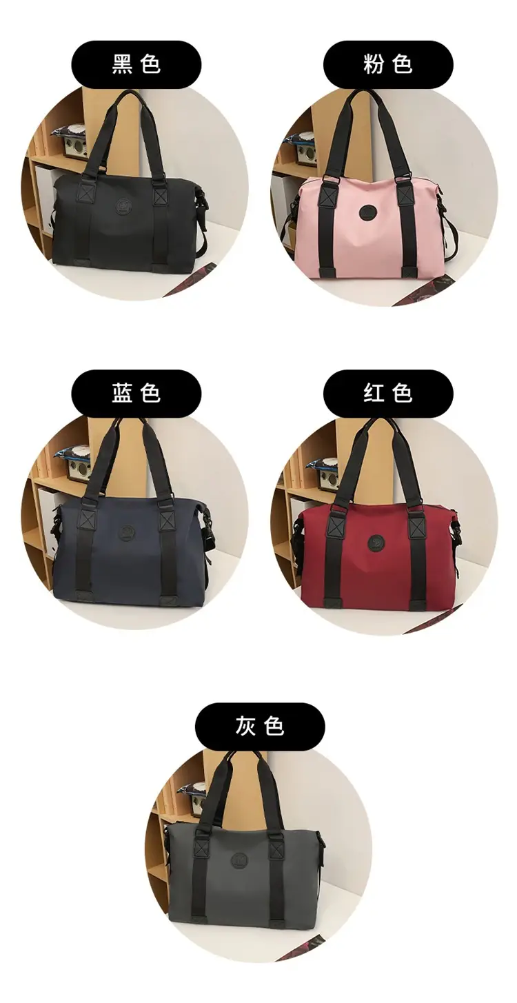Lightweight Satchel Travel Bag Black Shoulder Crossbody Sports Storage — feature 8