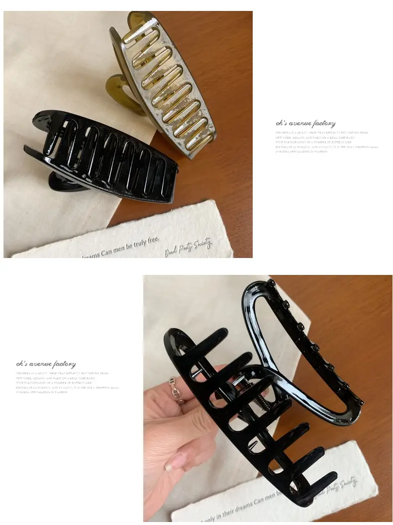 Jelly Hair Clip Women's 2024 New High-end Shark Clip — feature 10