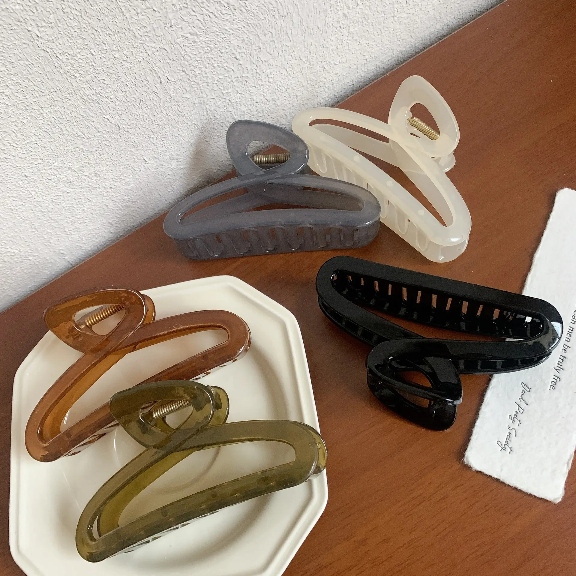 Jelly Hair Clip Women's 2024 New High-end Shark Clip — feature 14