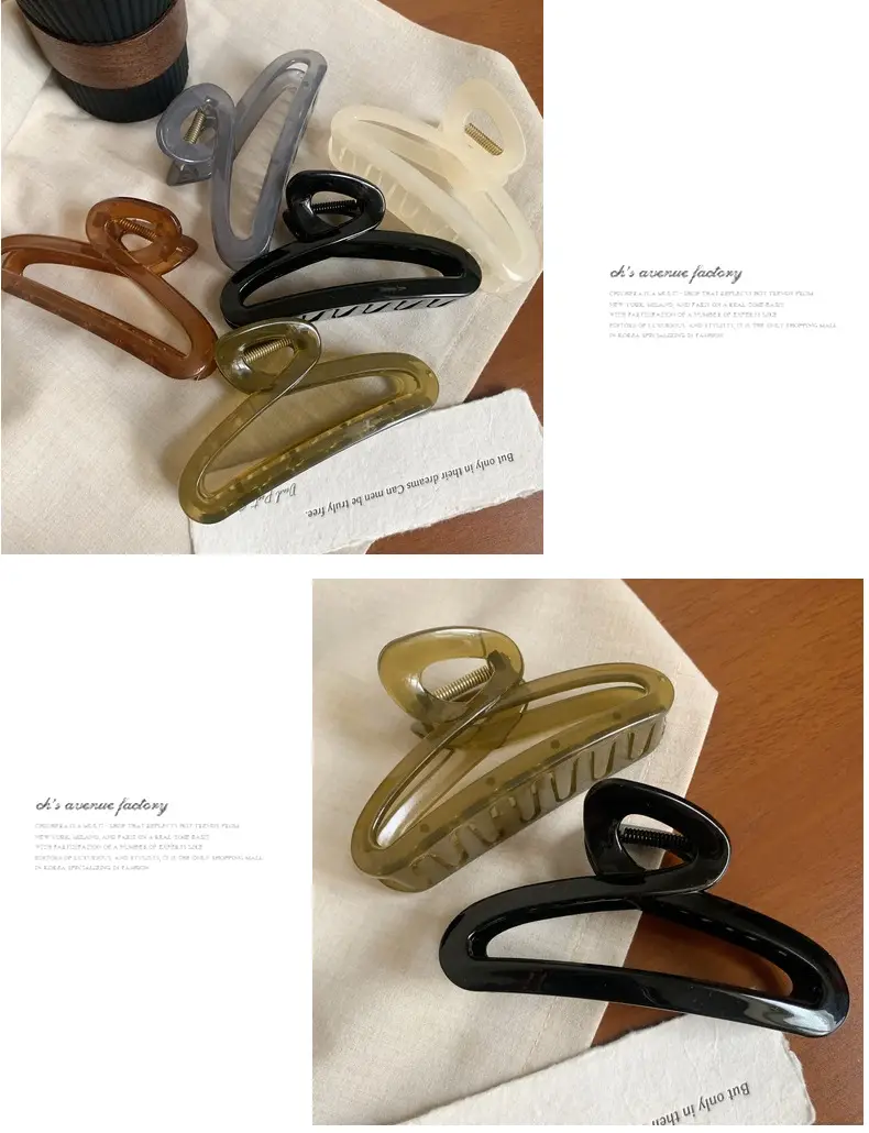 Jelly Hair Clip Women's 2024 New High-end Shark Clip — feature 9