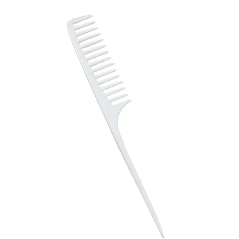 Wide-Tooth Pointed Tail Comb for Curly Hair - Image 8