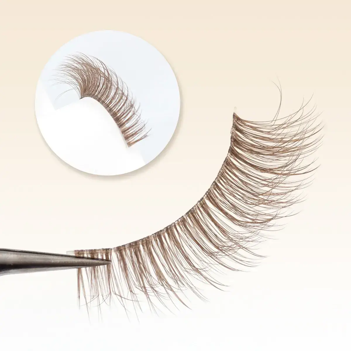 Meiyi 3D Synthetic Eyelashes Brown 3 Pairs — feature 10
