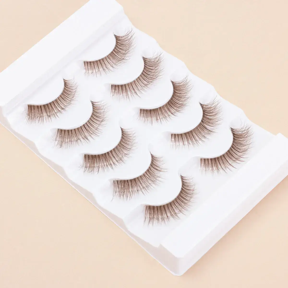Meiyi 3D Synthetic Eyelashes Brown 3 Pairs — feature 11