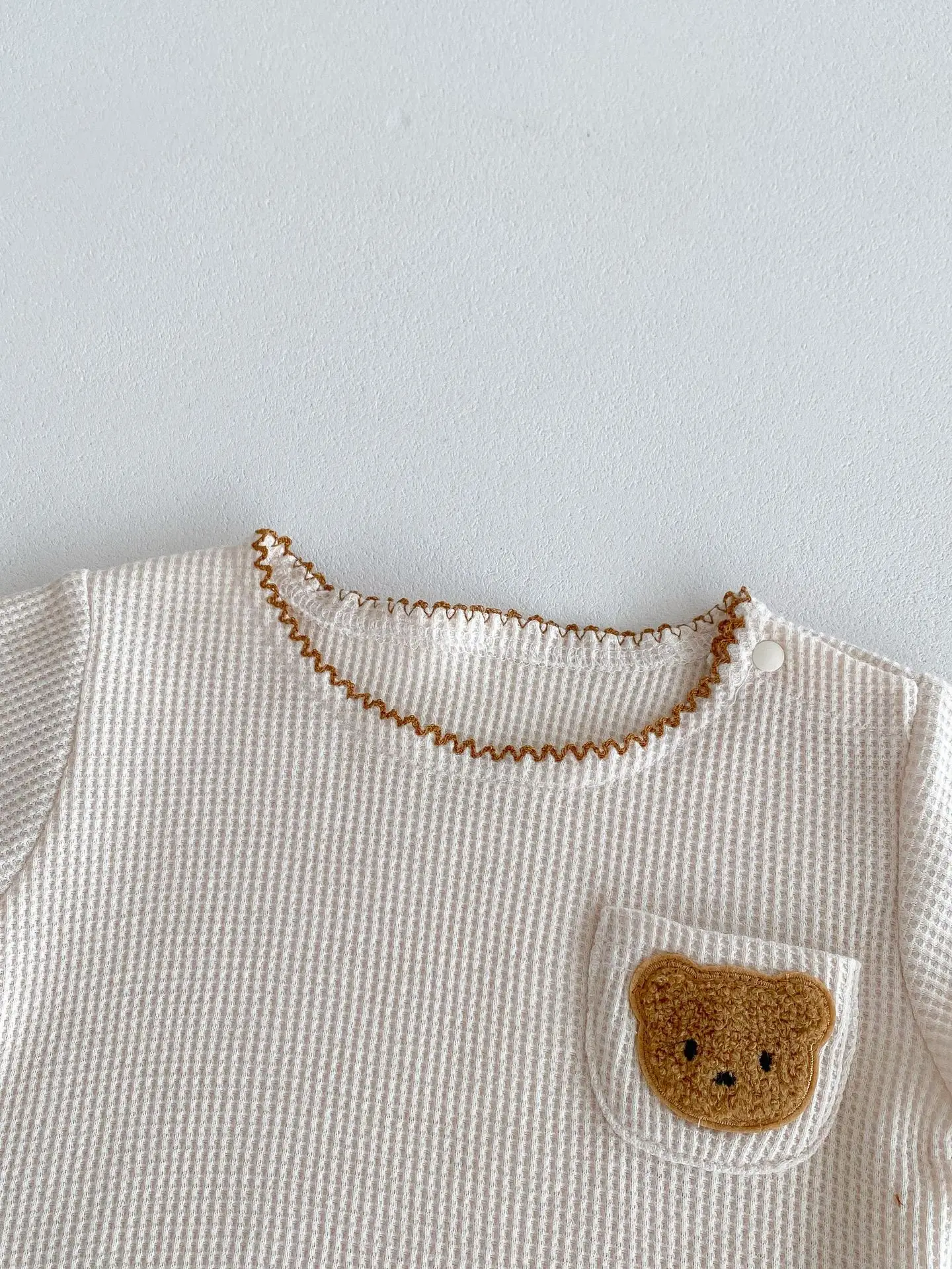 2024 Korean Style Boys White Bear Embroidered Suit — feature 21