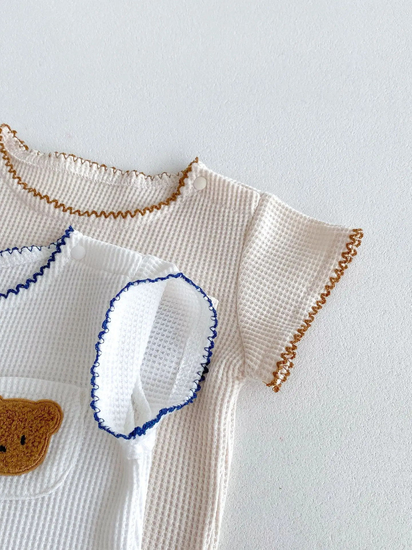 2024 Korean Style Boys White Bear Embroidered Suit — feature 27