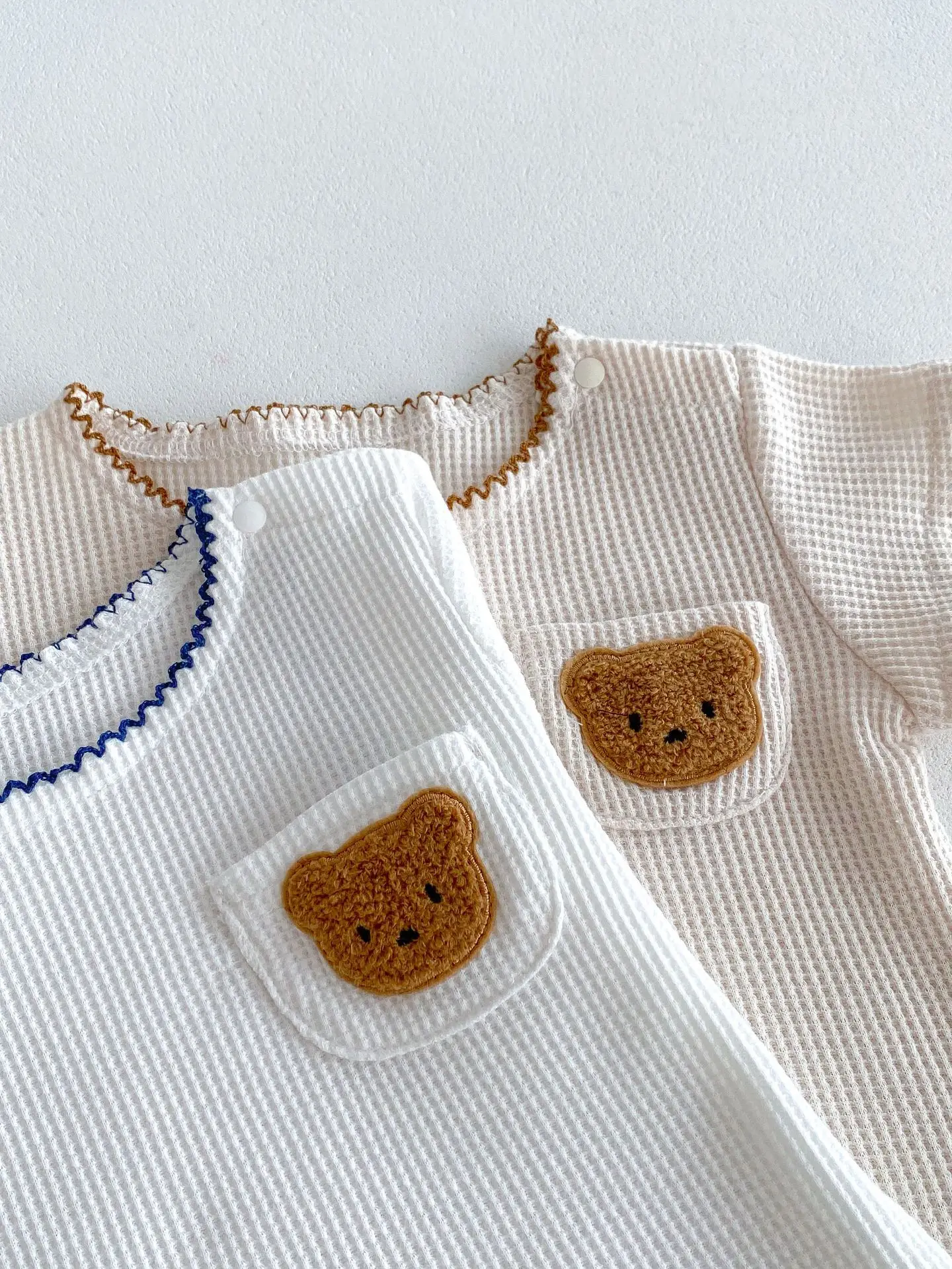2024 Korean Style Boys White Bear Embroidered Suit — feature 28