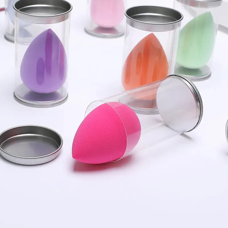Pink Makeup Beauty Sponge Water Drop Gourd Shaped Non-Latex — feature 6