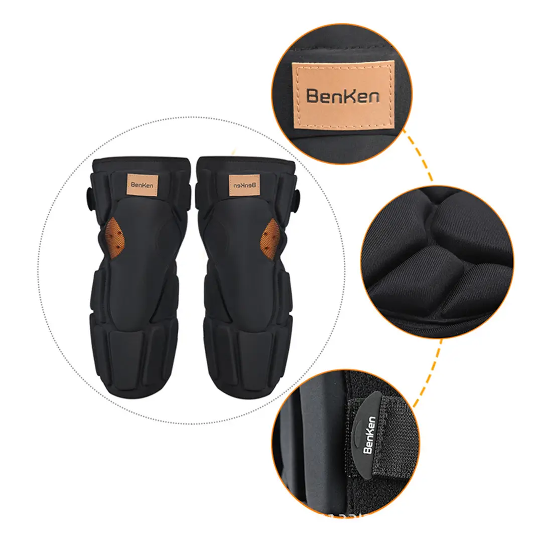 BenKen Professional Ski Sports Adult Long Knee Pads Wear-resistant Anti-fall Skating Protective Gear Skateboard Knee Joint Protection — feature 5