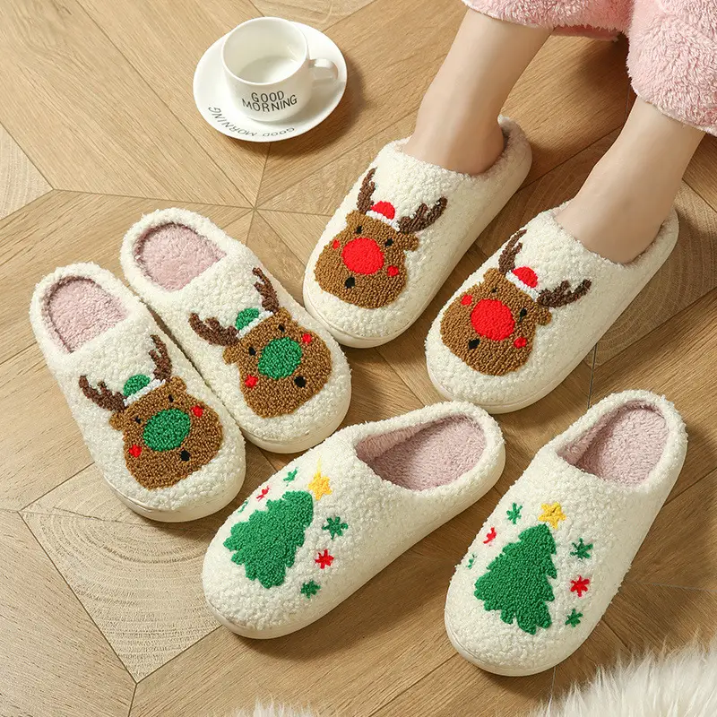 2024 Cartoon Cotton Slippers for Men Women - Image 11
