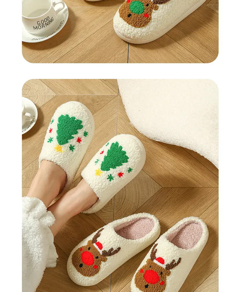 2024 Cartoon Cotton Slippers for Men Women — feature 11