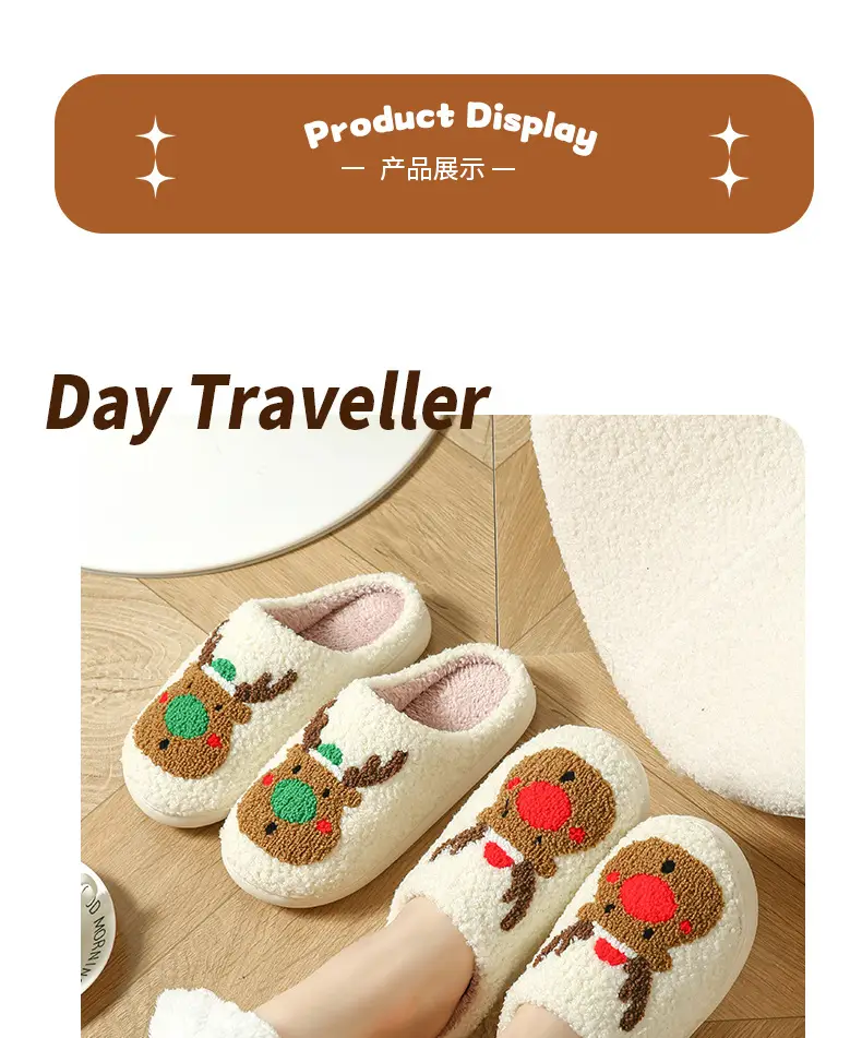 2024 Cartoon Cotton Slippers for Men Women — feature 9