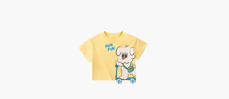 Doodle Baby Summer Outfit Striped T-Shirt & Cream Pants — feature 10