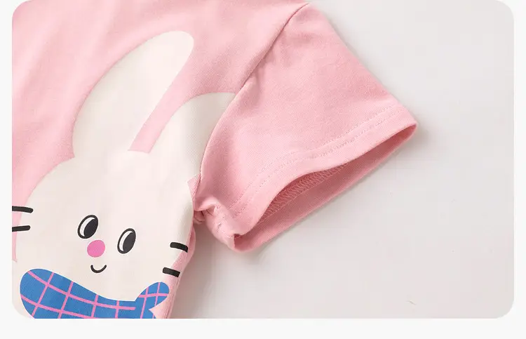 Doodle Baby Summer Outfit Striped T-Shirt & Cream Pants — feature 15