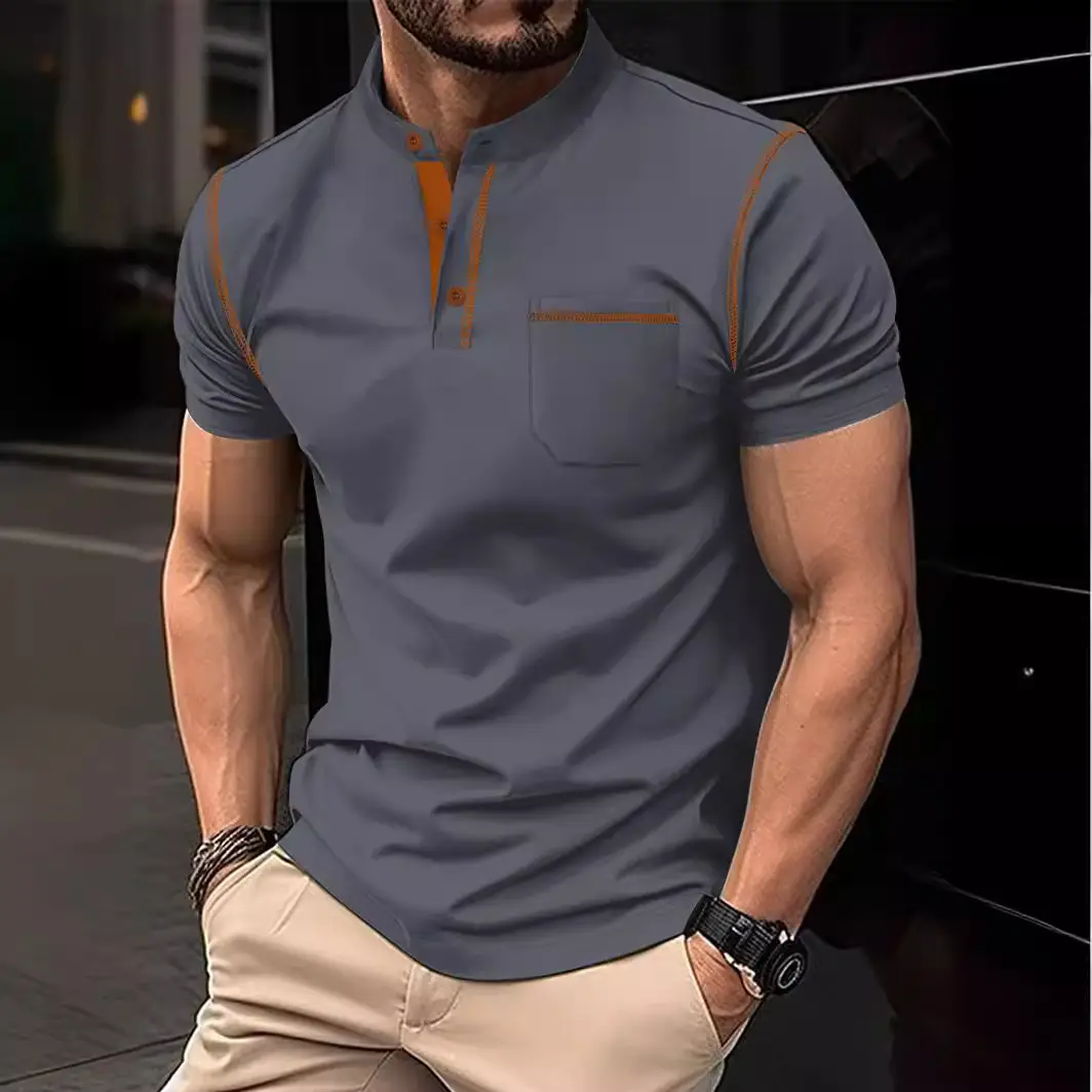Men's Polo Shirt White Cross-Border 2026 Summer - Image 10
