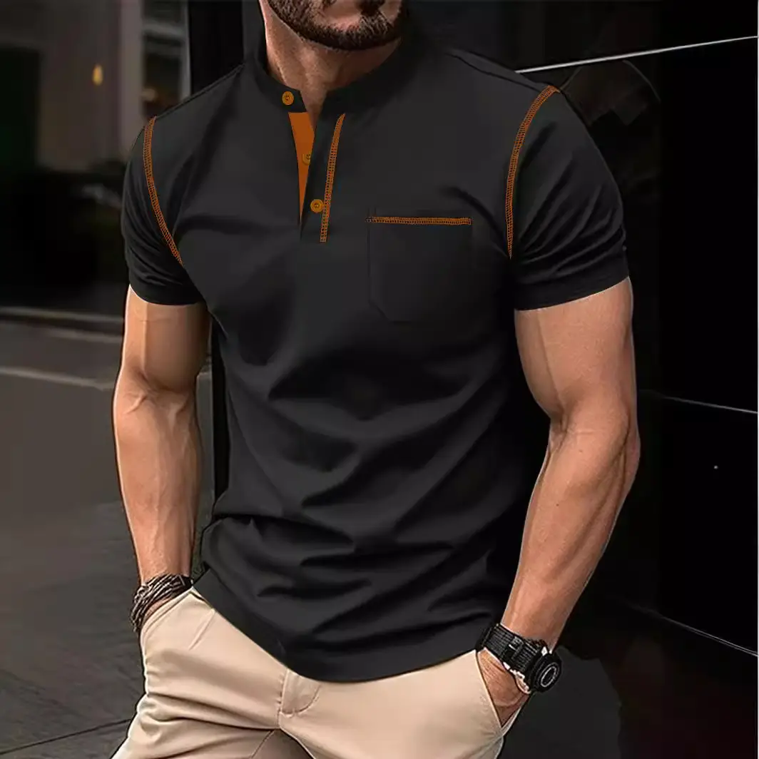Men's Polo Shirt White Cross-Border 2026 Summer - Image 11