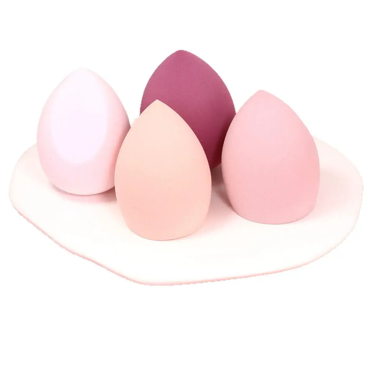 Patent Box 4 Puff Beauty Makeup Egg Air Cushion Powder Puff