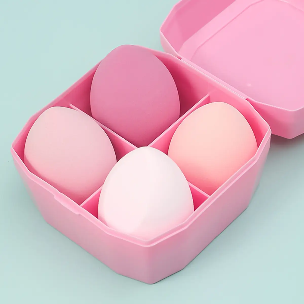 Patent Box 4 Puff Beauty Makeup Egg Air Cushion Powder Puff — feature 10