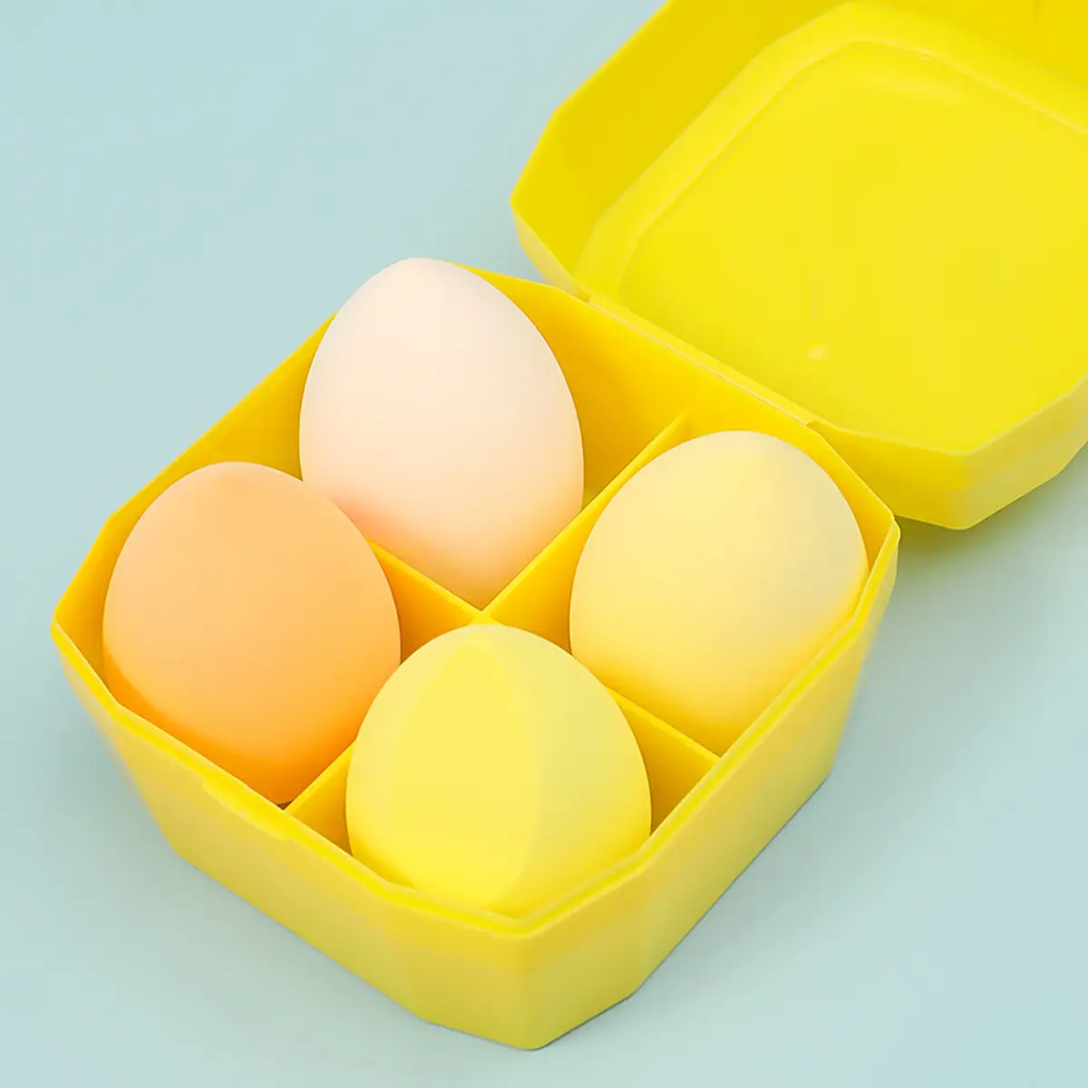 Patent Box 4 Puff Beauty Makeup Egg Air Cushion Powder Puff — feature 13
