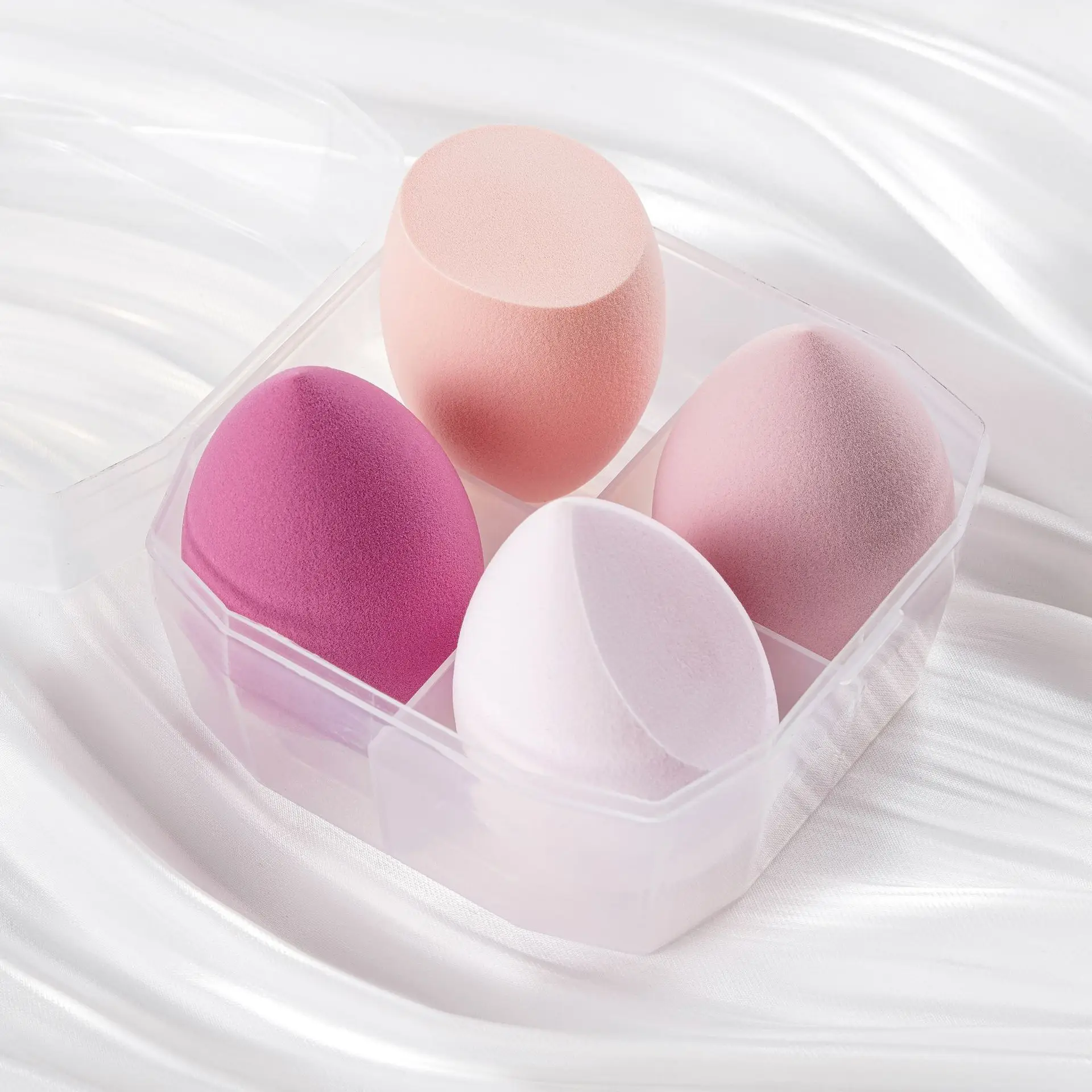Patent Box 4 Puff Beauty Makeup Egg Air Cushion Powder Puff — feature 14