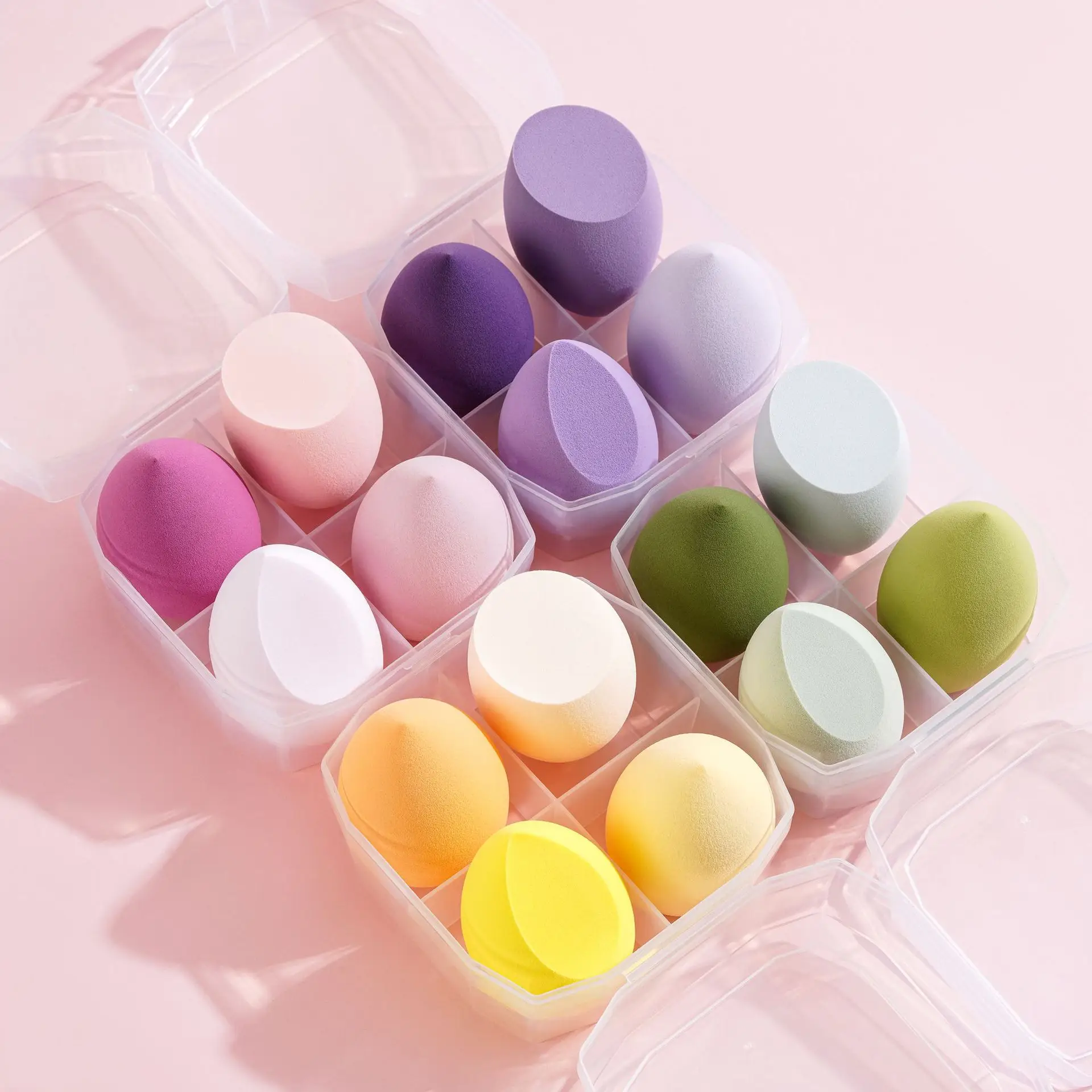 Patent Box 4 Puff Beauty Makeup Egg Air Cushion Powder Puff — feature 8