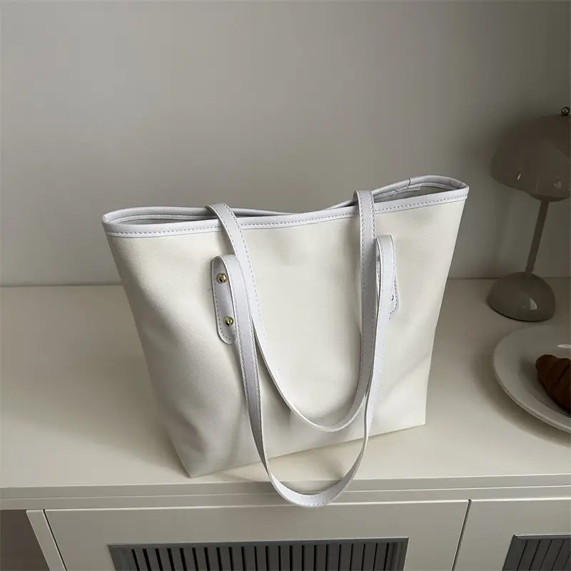 New Chinese Style Large Shoulder Bag for Women Grey - Image 5