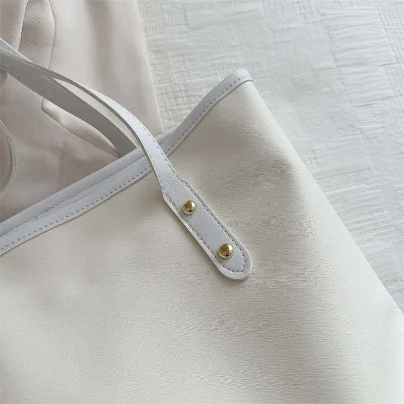 New Chinese Style Large Shoulder Bag for Women Grey - Image 6
