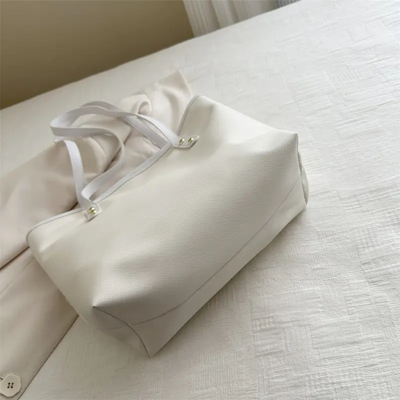New Chinese Style Large Shoulder Bag for Women Grey - Image 7