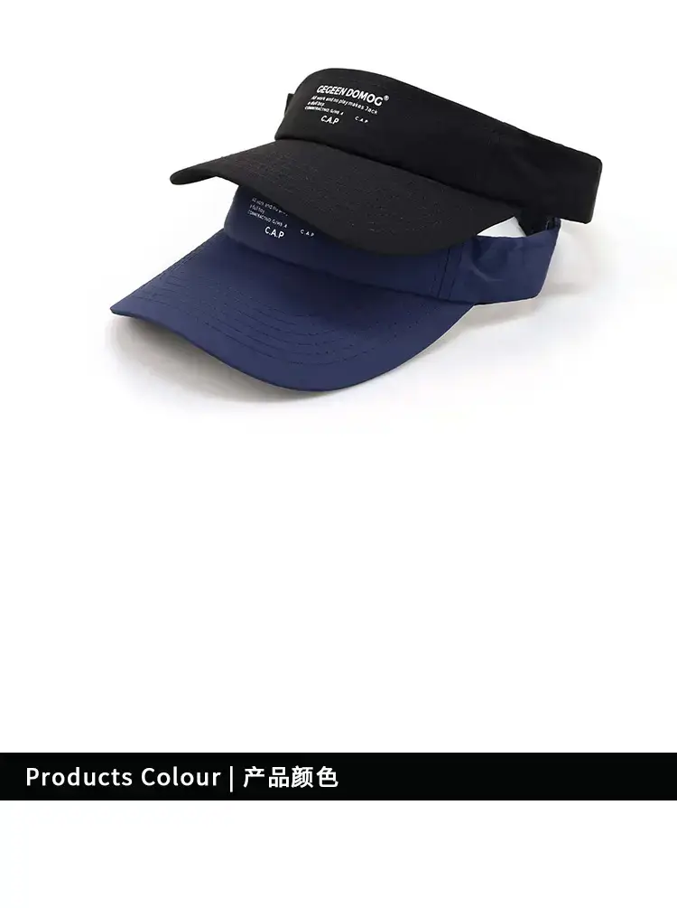 Women UV Sunscreen Cap Black 24H Quick Dry — feature 5