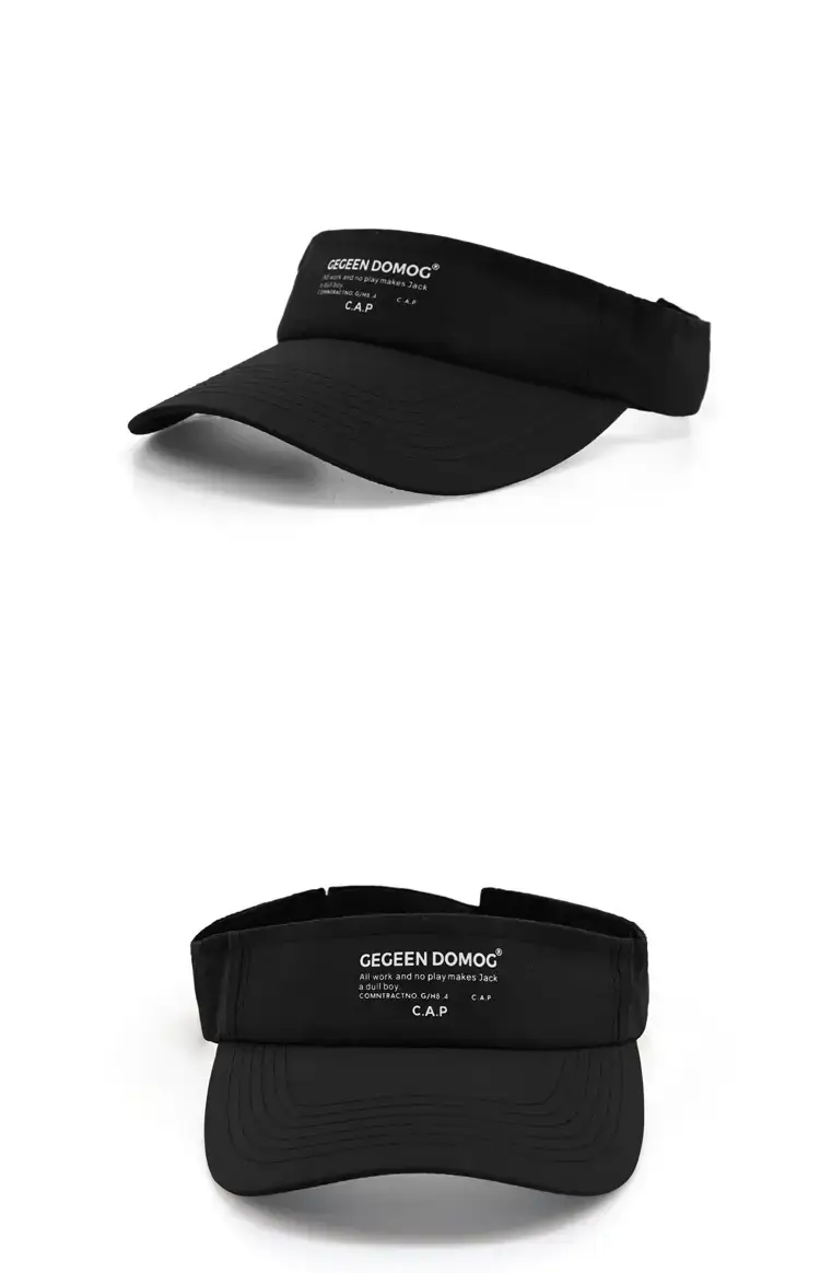 Women UV Sunscreen Cap Black 24H Quick Dry — feature 7