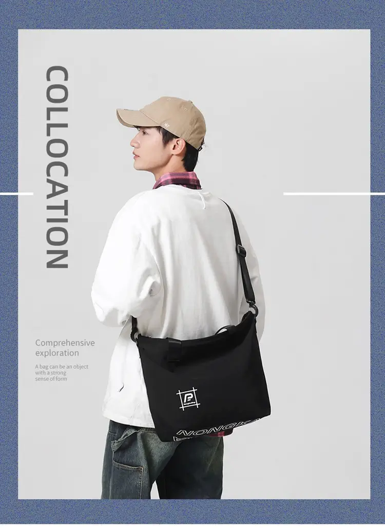 New Nylon Shoulder Bag Large Capacity for Men Women — feature 3