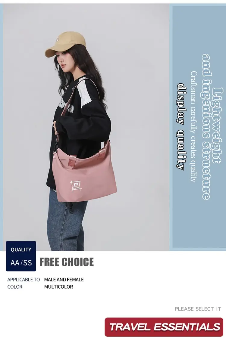 New Nylon Shoulder Bag Large Capacity for Men Women — feature 4