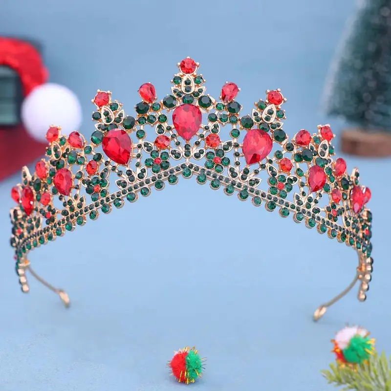 Elegant Purple Crystal Bridal Tiara Crown — feature 8