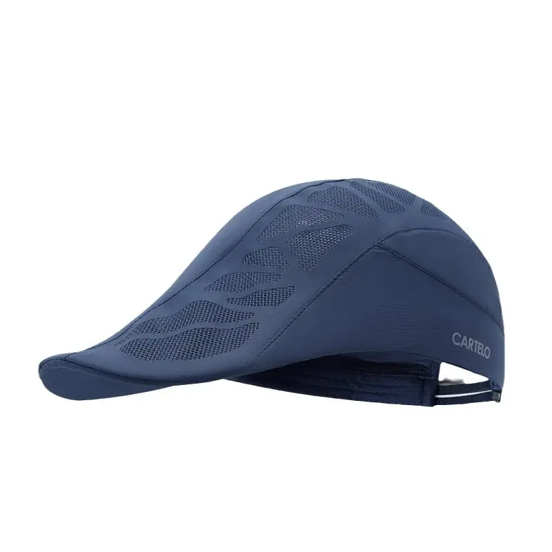 Men's Blue Mesh Sports Sun Hat Breathable Outdoor - Image 7