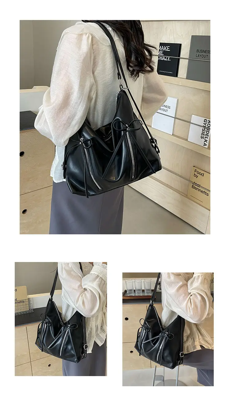 Women's Elegant Bow Bow Backpack Shoulder Bag — feature 10