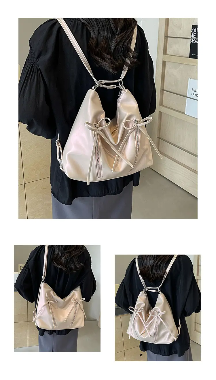 Women's Elegant Bow Bow Backpack Shoulder Bag — feature 11