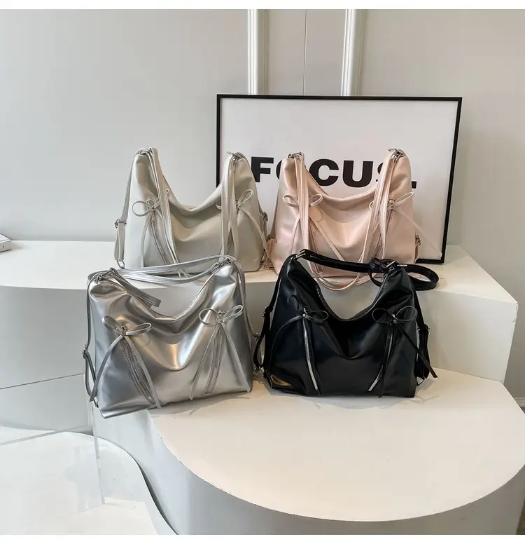 Women's Elegant Bow Bow Backpack Shoulder Bag — feature 13