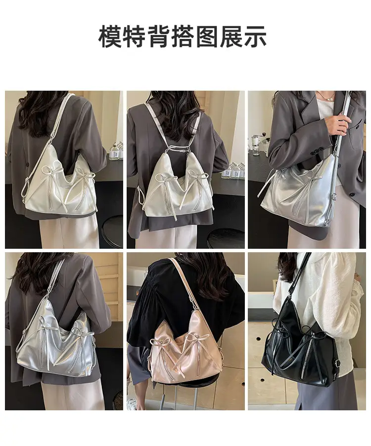 Women's Elegant Bow Bow Backpack Shoulder Bag — feature 8