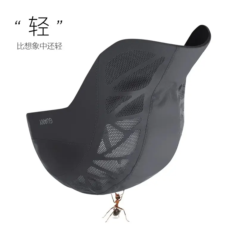 Men's Light Grey Mesh Visor Hat SPF5+ - Image 4