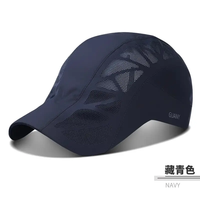 Men's Light Grey Mesh Visor Hat SPF5+ - Image 7