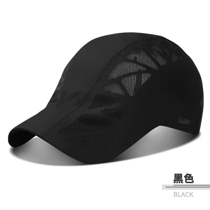 Men's Light Grey Mesh Visor Hat SPF5+ - Image 2