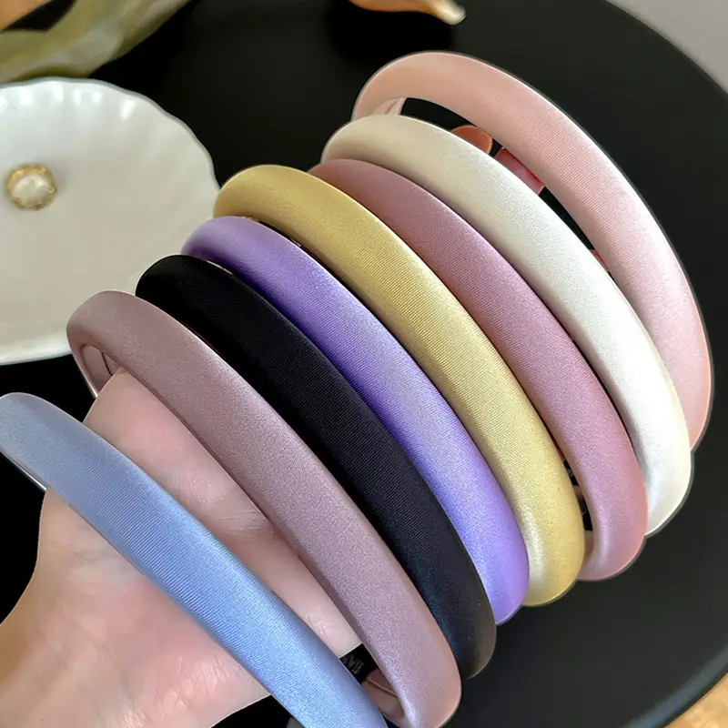 Spring Hair Bands Solid Colors Smooth High Pressure Non-Slip - Image 9