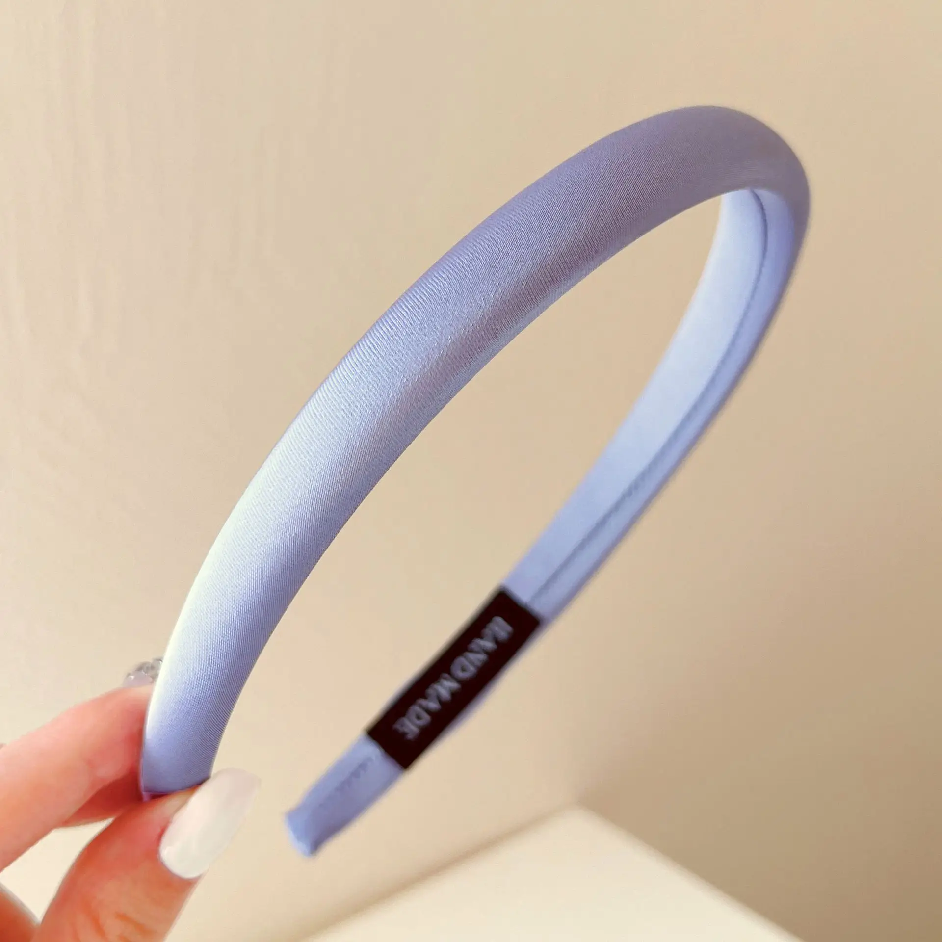 Spring Hair Bands Solid Colors Smooth High Pressure Non-Slip - Image 3