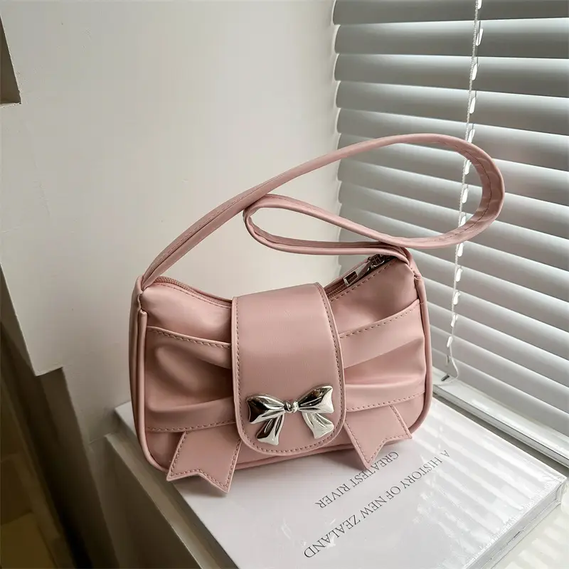 Black Bowknot Crossbody Bag for Women 2026 - Image 10