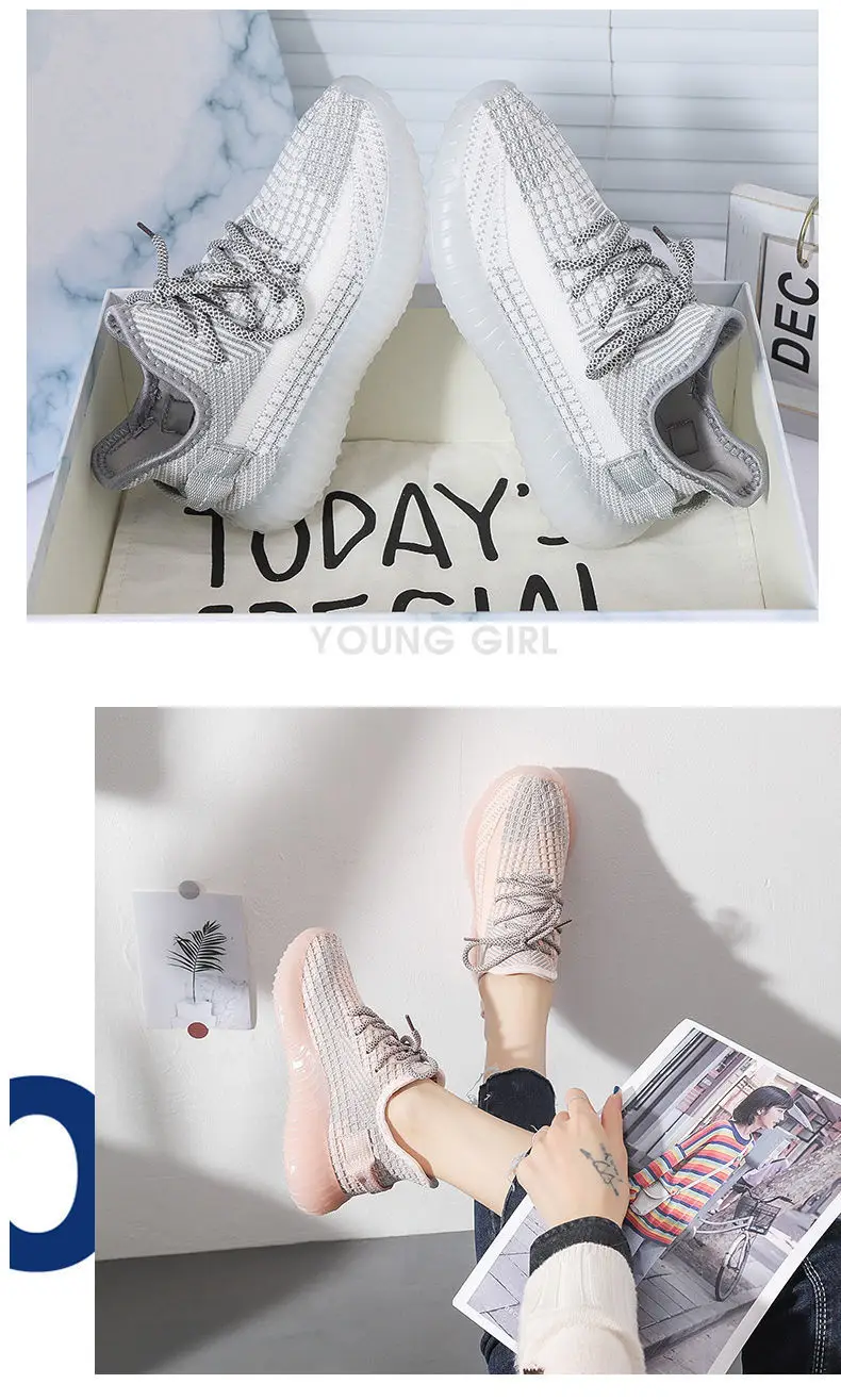 Women's White Flying Woven Casual Sneakers 2024 — feature 4