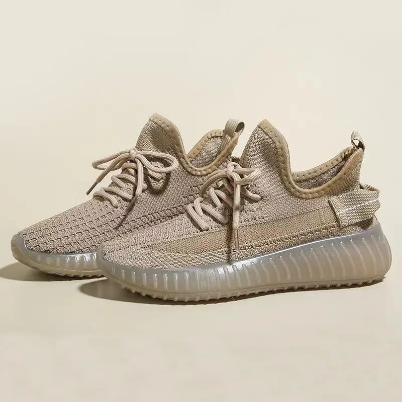 Women's White Flying Woven Casual Sneakers 2024 - Image 11