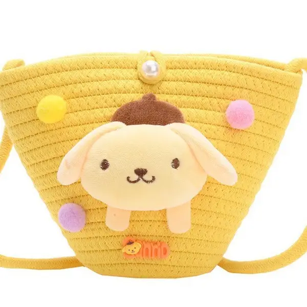 Plush Candy Color Shoulder Bag for Girls - Image 12