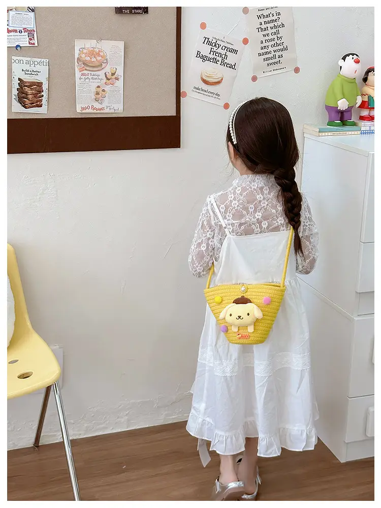 Plush Candy Color Shoulder Bag for Girls — feature 10