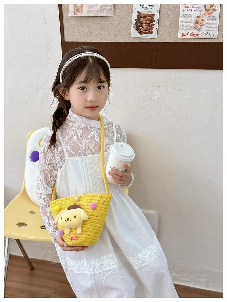 Plush Candy Color Shoulder Bag for Girls — feature 11